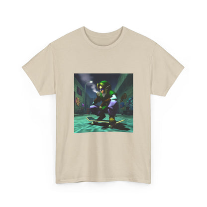 Skater Link Smoking In Dark Alley Tee