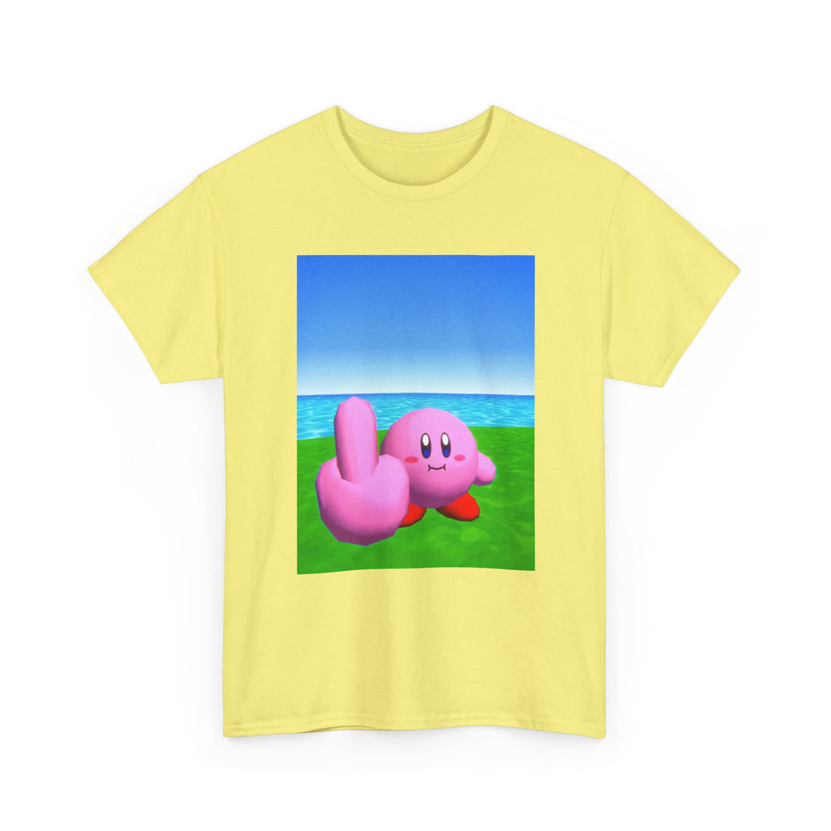 Kirby Flipping The Bird Tee (Design 2)
