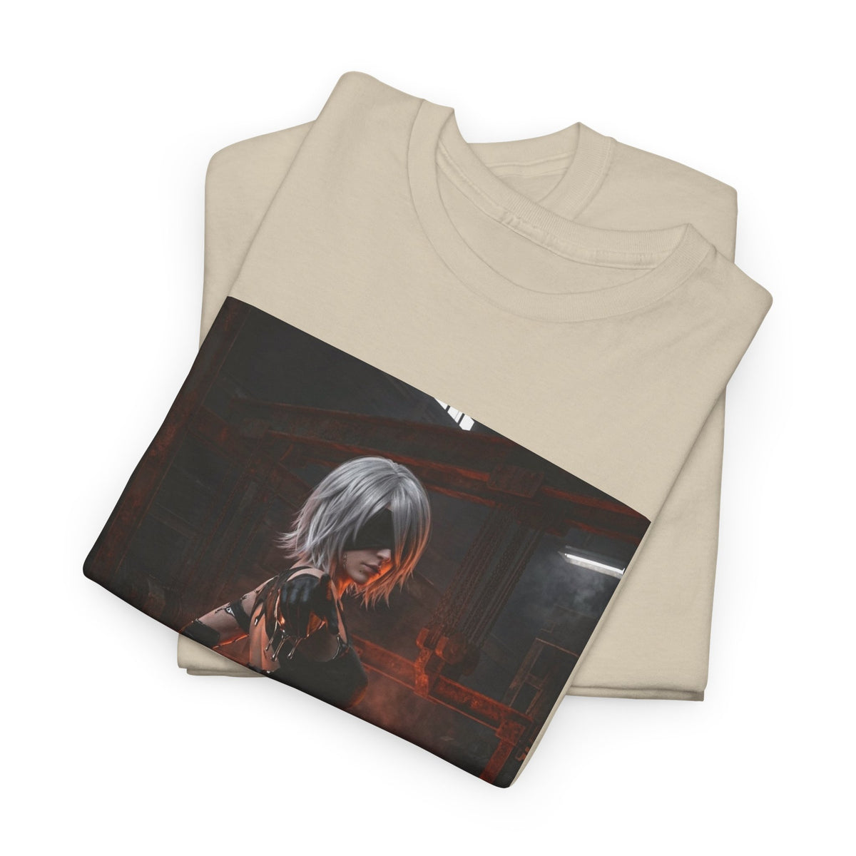 2B Pointing in Fiery Industrial Zone Tee