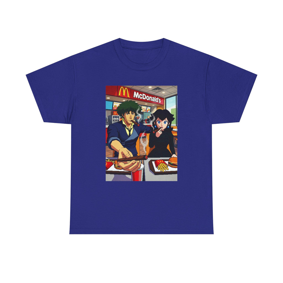 Spike and Bowsette Fast Food Smoke Session Tee
