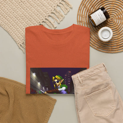 Link Skater Smoking In Alley Tee