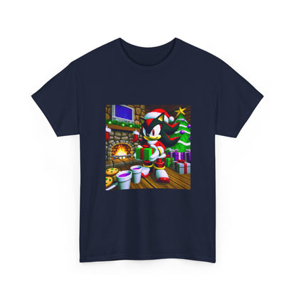 Shadow The Hedgehog Christmas Drip Tee