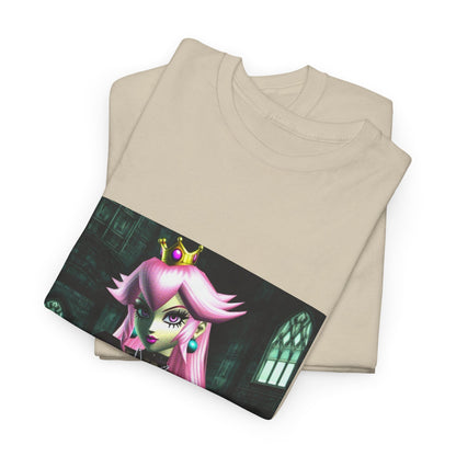 Goth Peach In Haunted Castle Tee