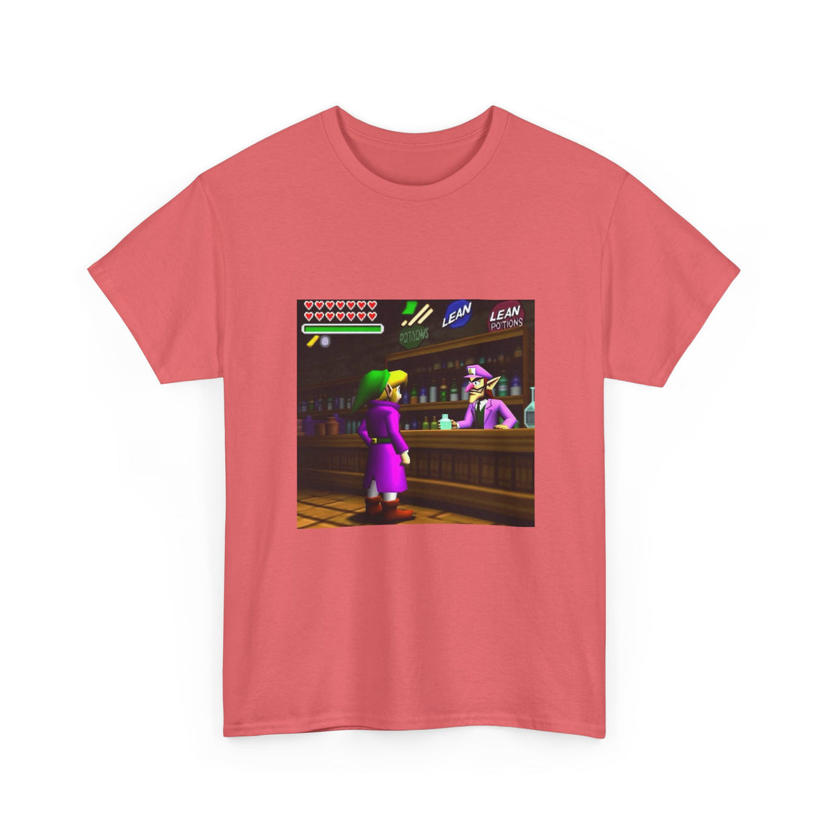 Link and Waluigi Trading Lean Potions