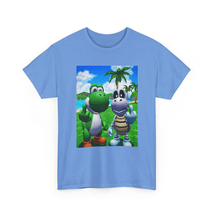Yoshi and Dry Bones Flipping Off (Design 4)