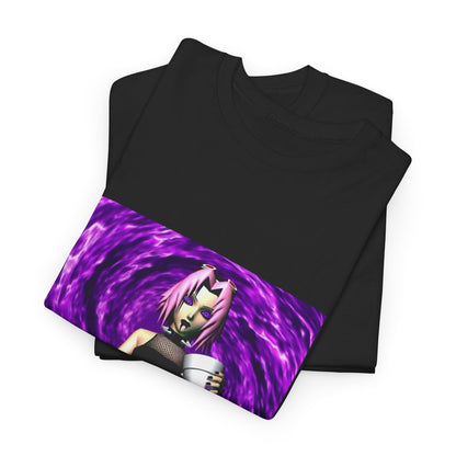 Goth Sakura With Purple Drank Tee