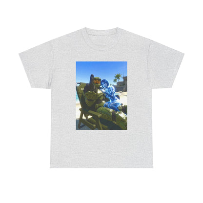 Master Chief And Cortana Chillin' Beach Vibes