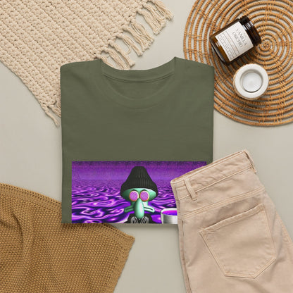 Squidward Sipping Lean In A Purple Haze