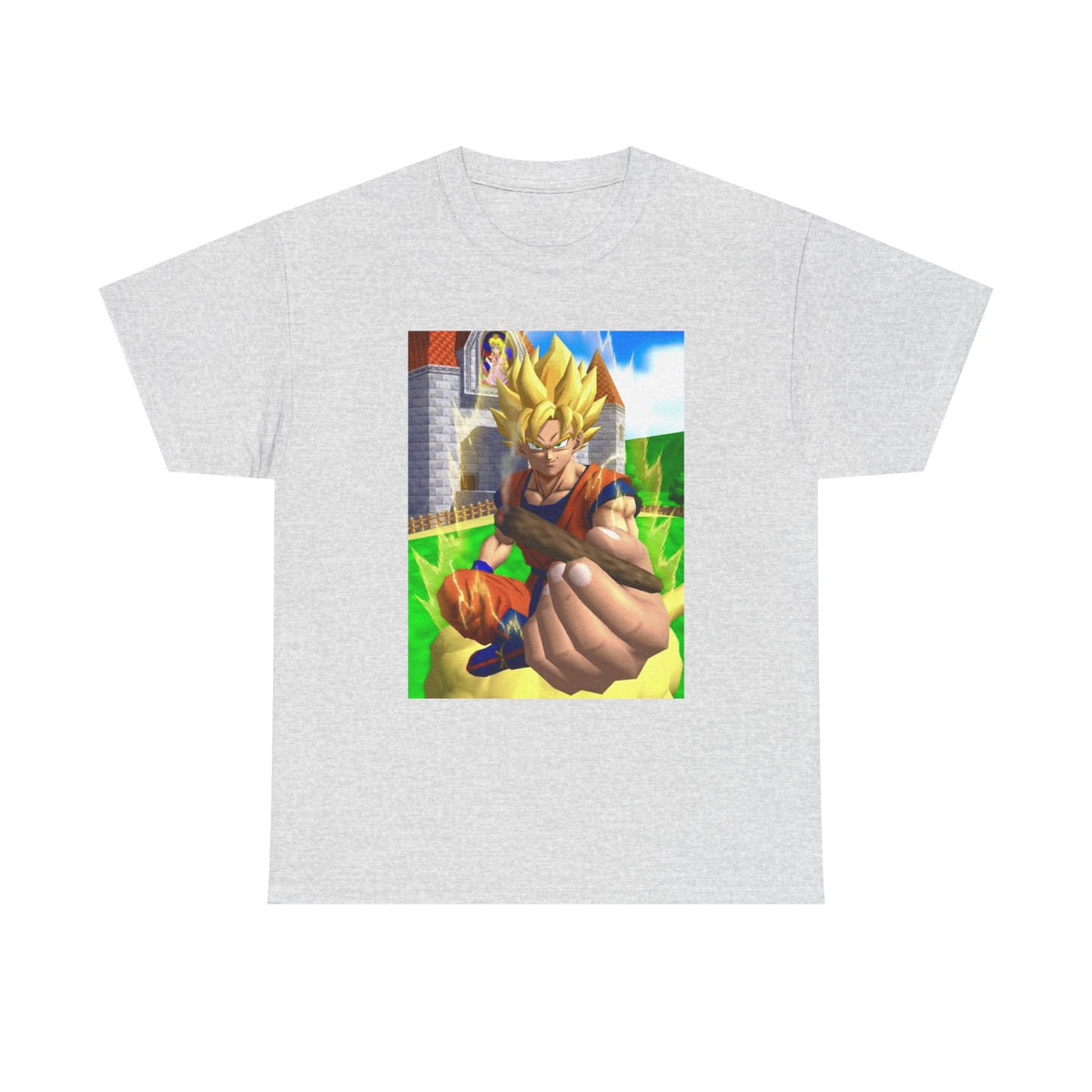 Super Saiyan Goku Holding A Blunt Tee