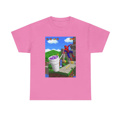 Spidey Swings With Lean In Mario World Tee