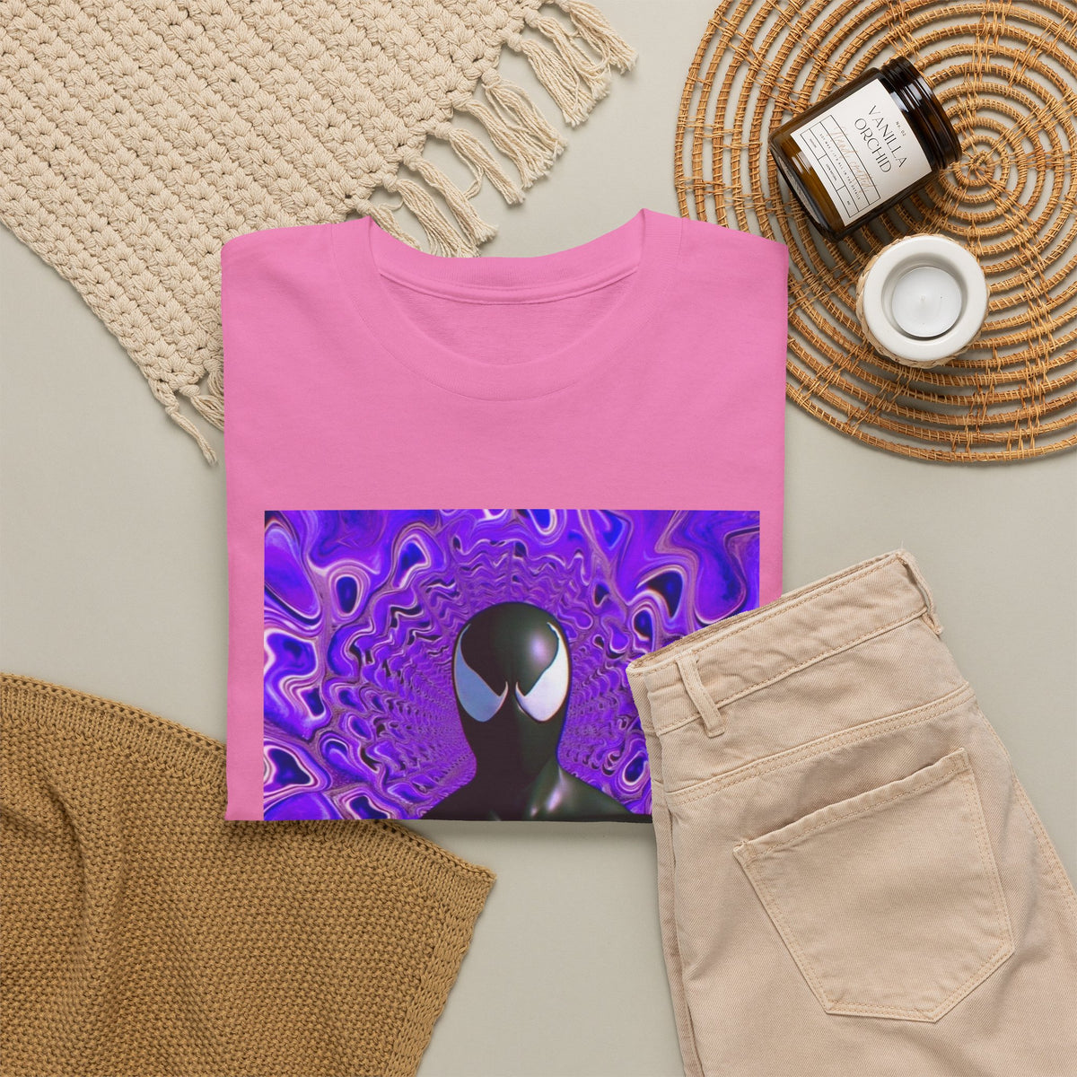 Venom Spider-Man Holding Purple Double Cup