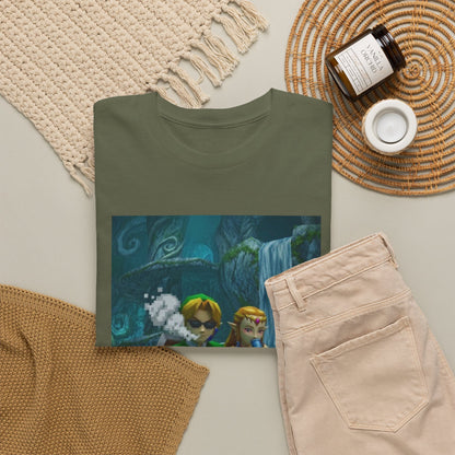 Link And Zelda Chilling In Hyrule