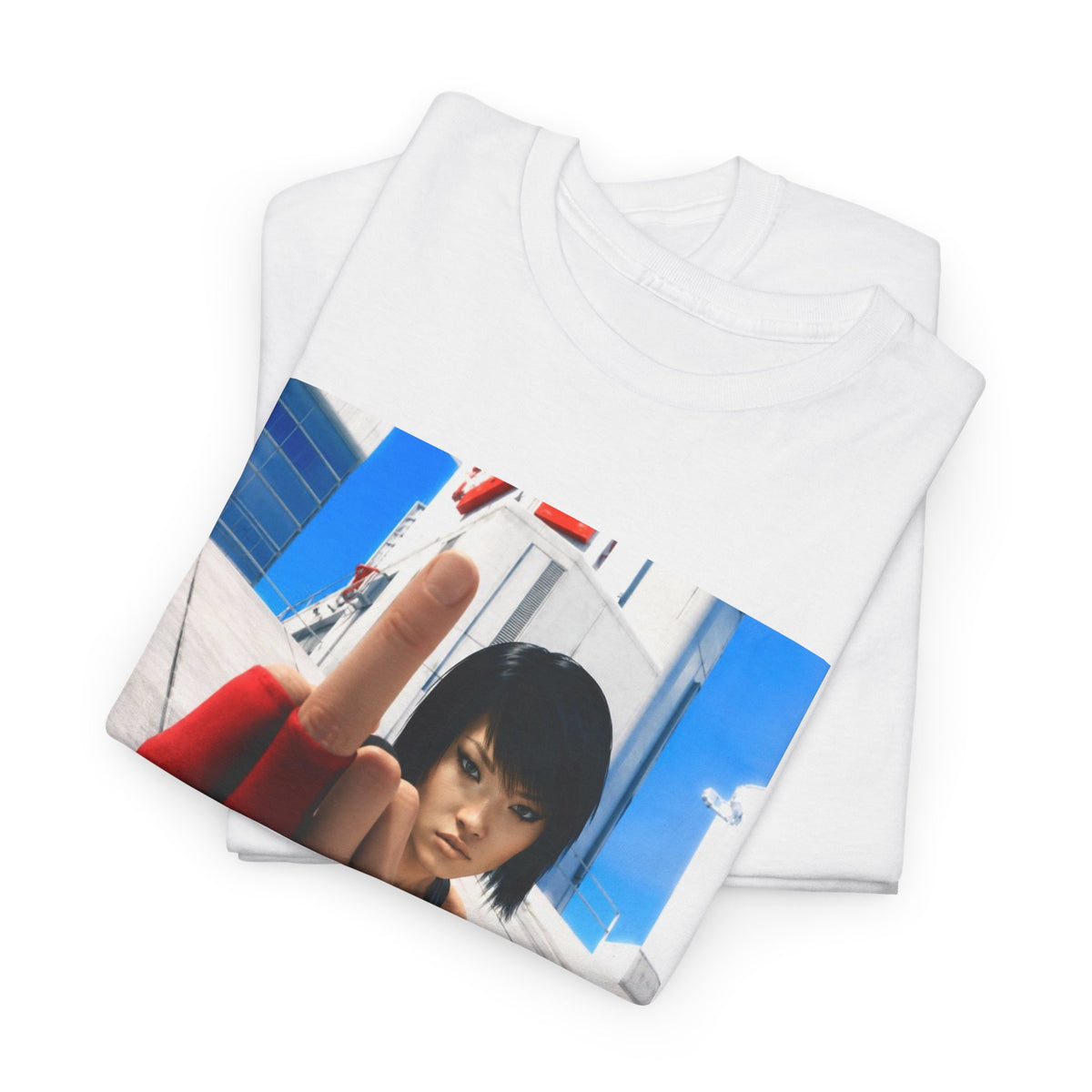 Faith Giving The Finger Tee