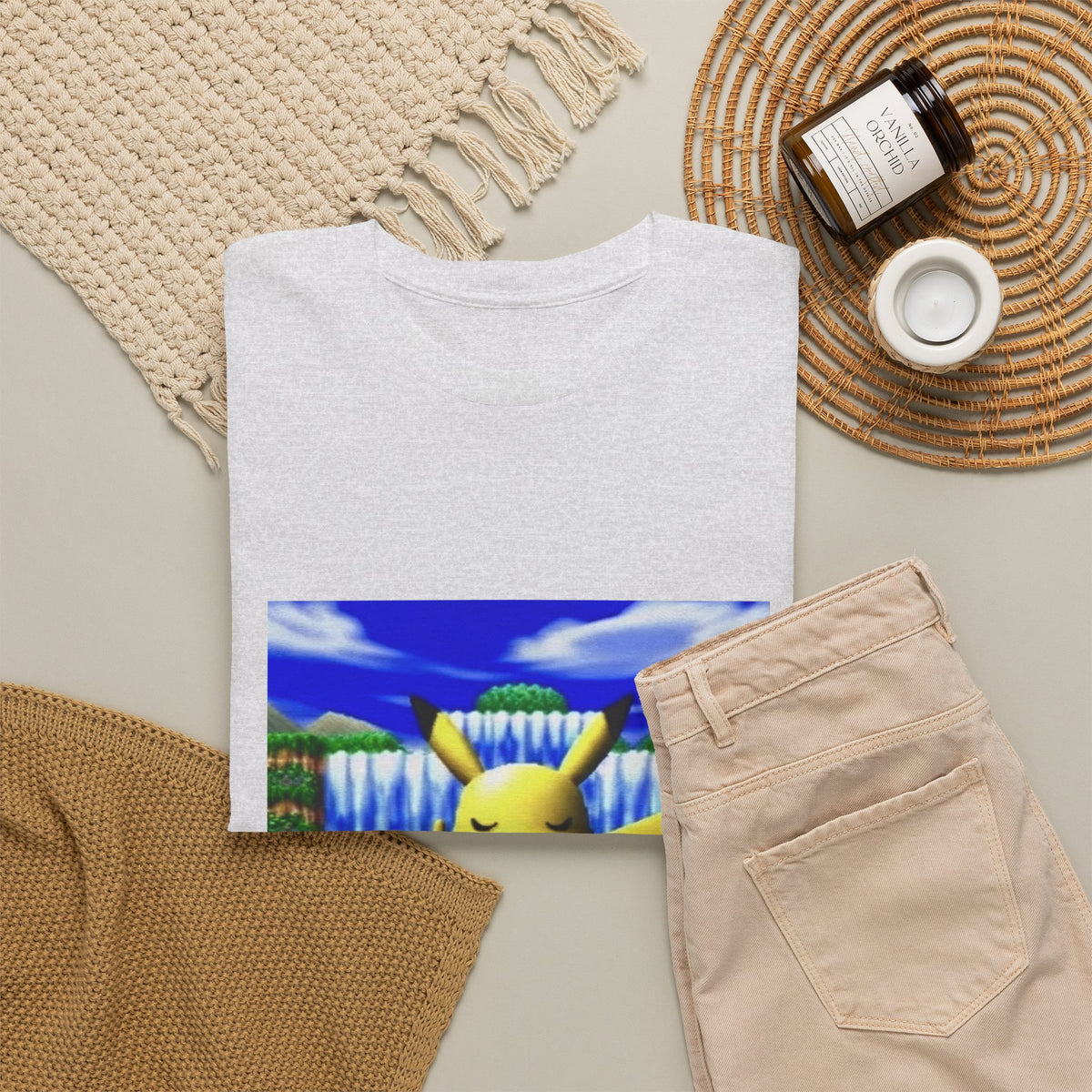 Zen Pikachu Giving The Finger Tee