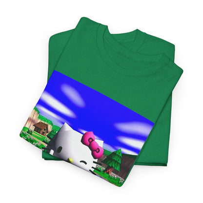 Winking Kitty Flipping The Bird Tee