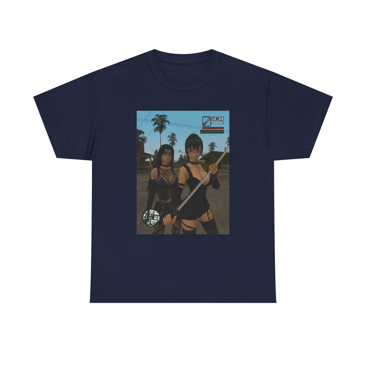 GTA-Inspired Girls With Katanas Tee