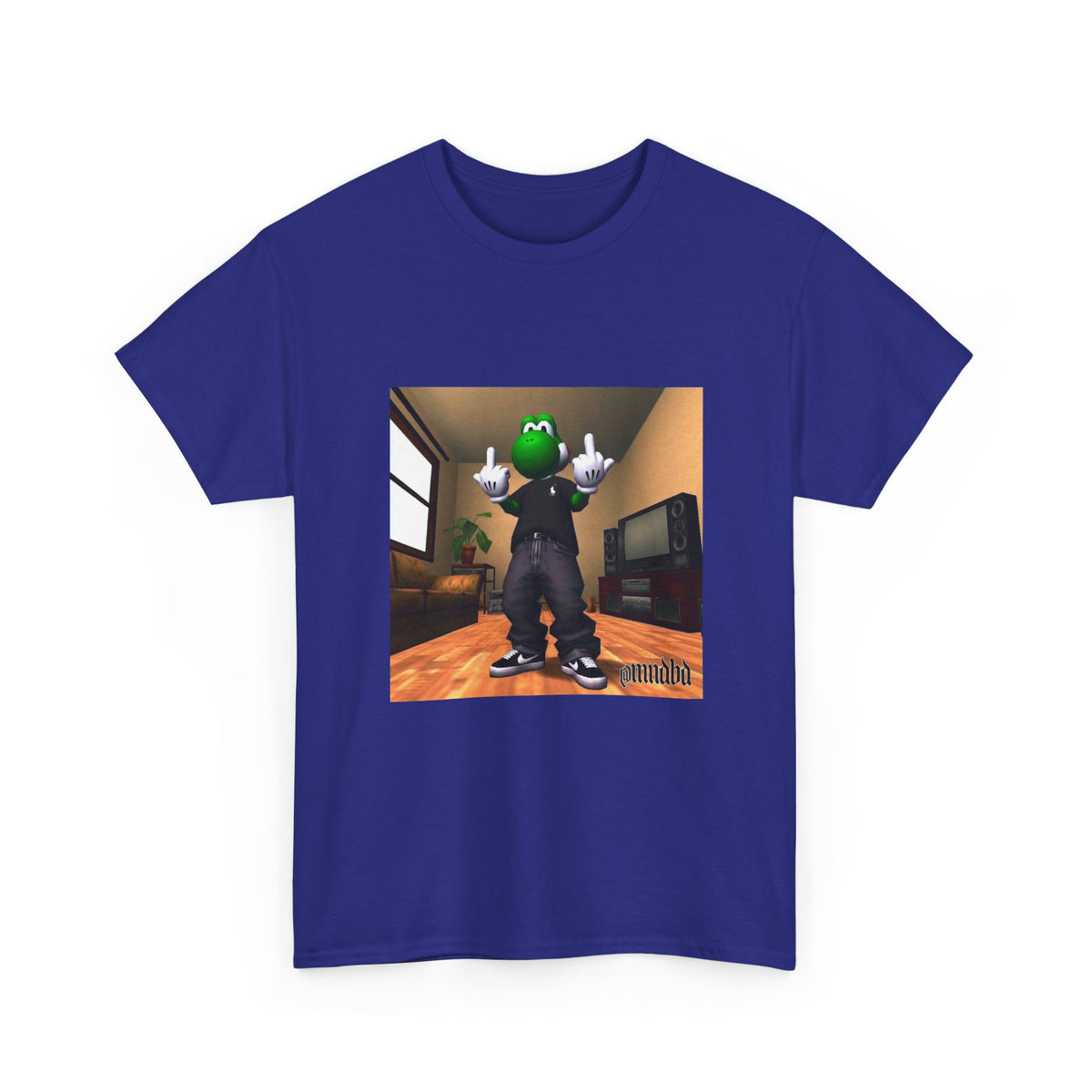 Yoshi Flipping Off In The Living Room Tee