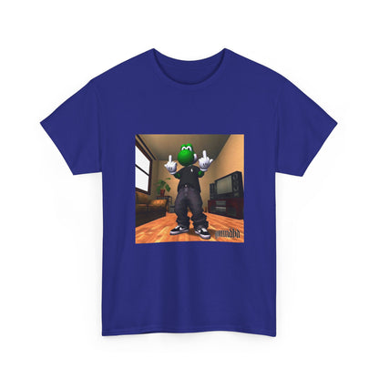 Yoshi Flipping Off In The Living Room Tee