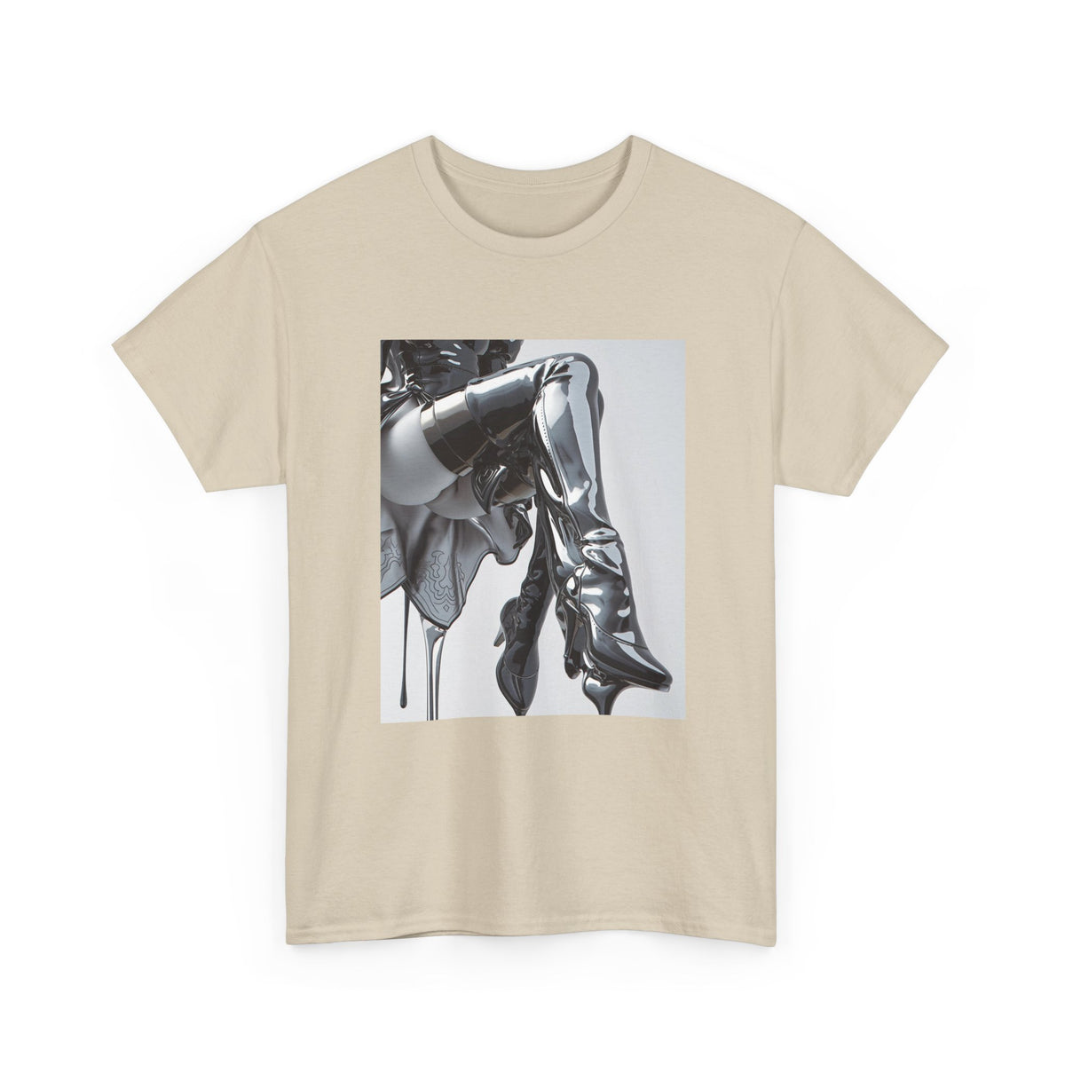 Liquid Chrome Flow Graphic Tee