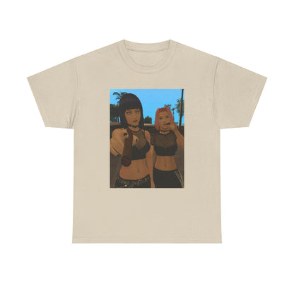 Anime Girls Sharing A Smoke Tee