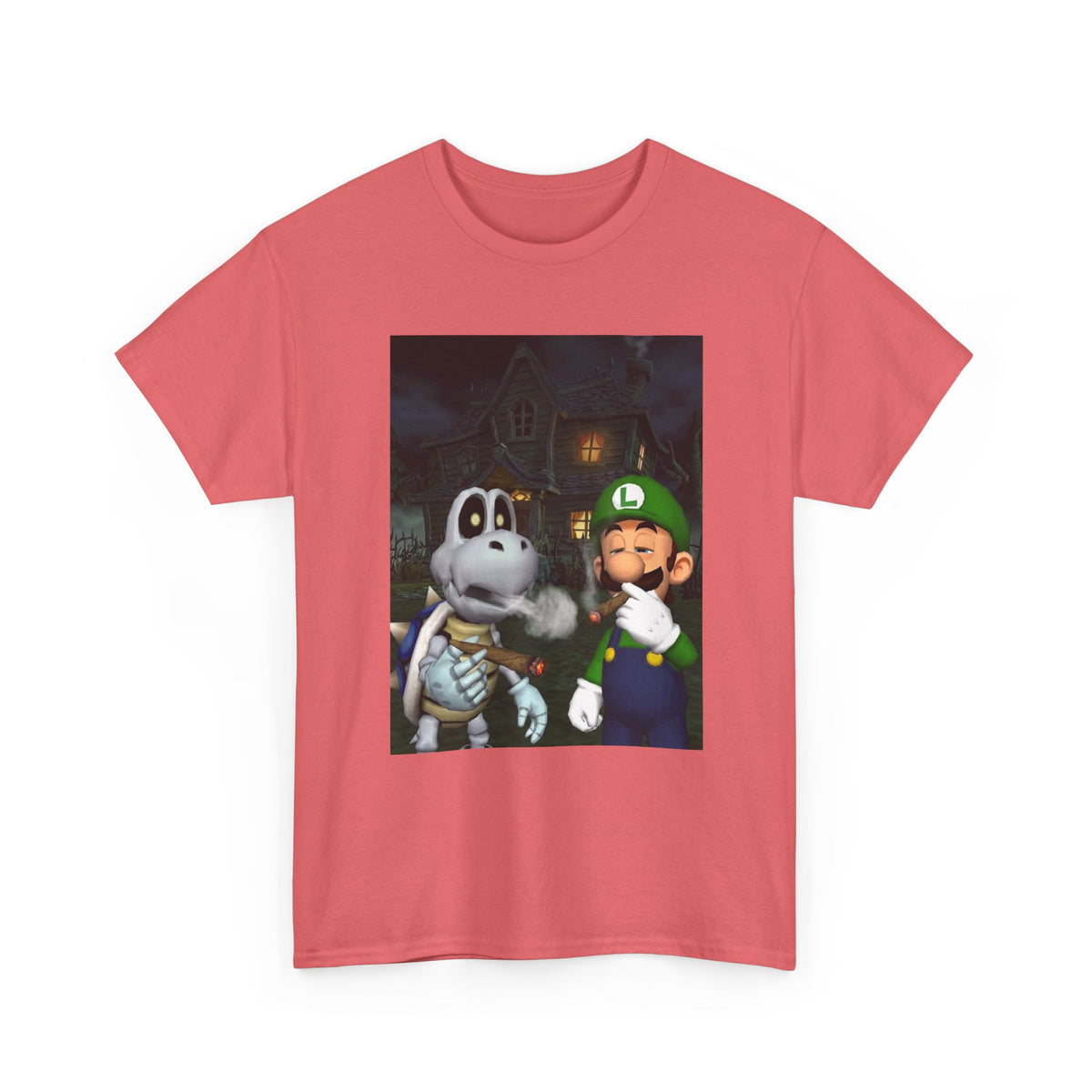 Luigi And Dry Bones Smoking Cigars Tee