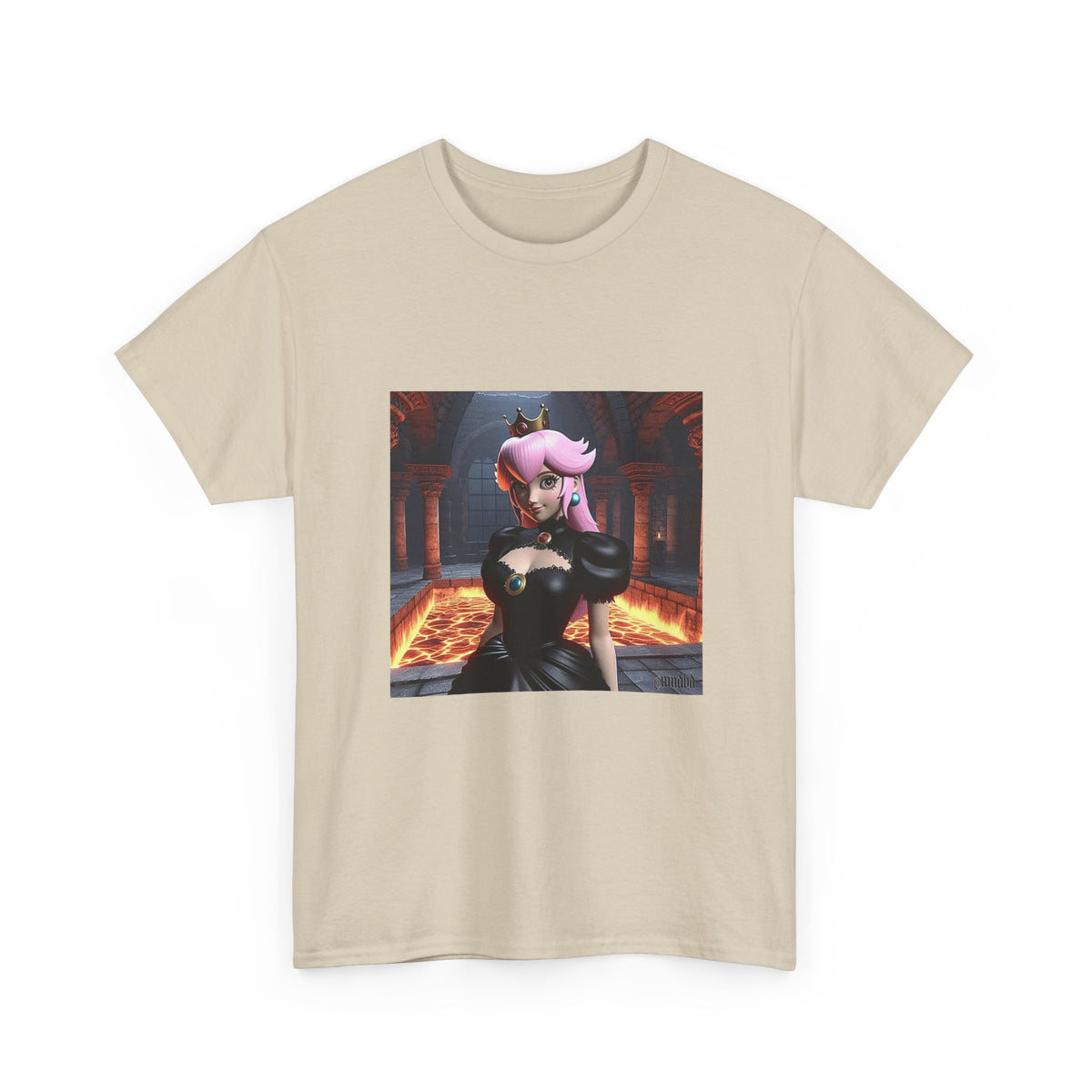 Gothic Peach Amidst Molten Lava