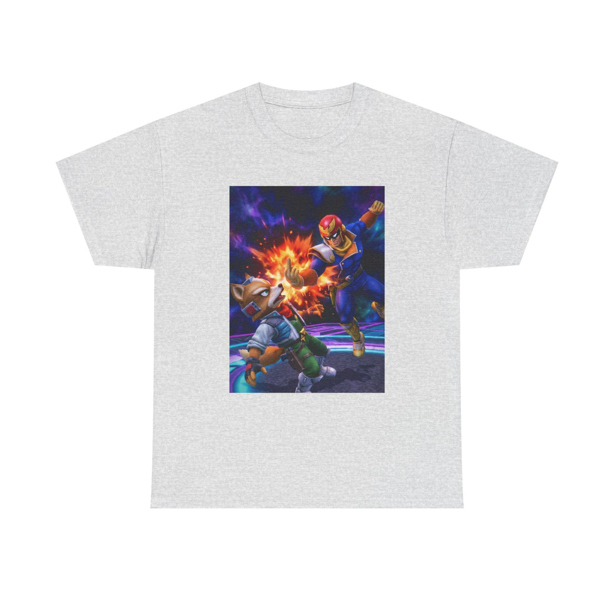 Falcon Punch Fox Flipping The Bird Tee