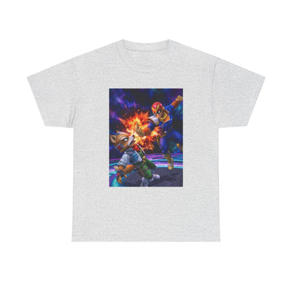 Falcon Punch Fox Flipping The Bird Tee
