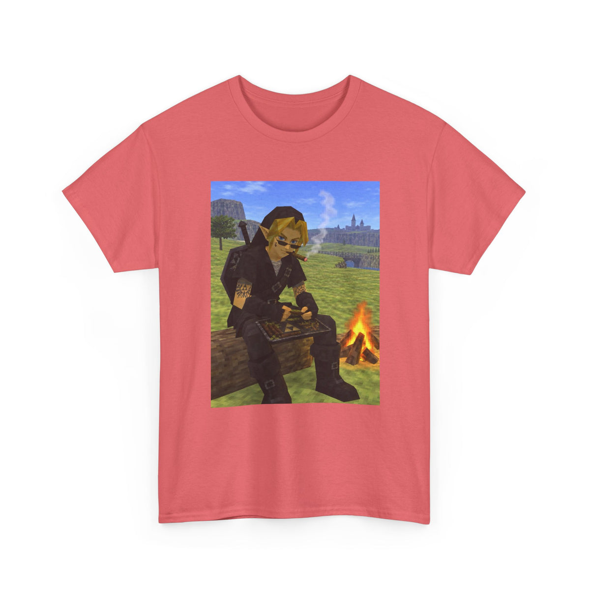 Dark Link Rolling Blunts By The Campfire