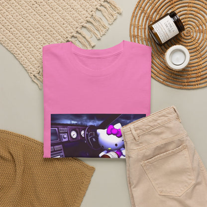 Hello Kitty Pours Lean In Car Tee