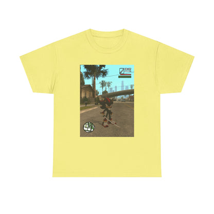 Shadow The Hedgehog Katana Wielding in Grove Street Tee