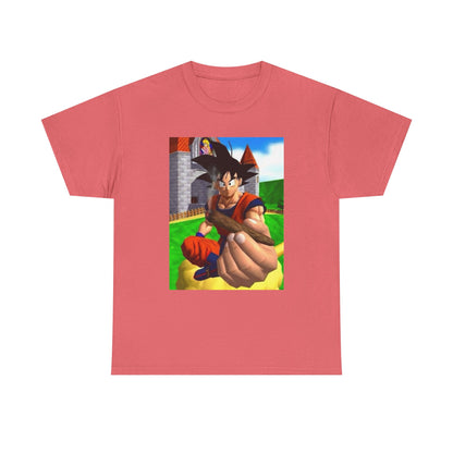 Goku Offers a Blunt at Peach's Castle