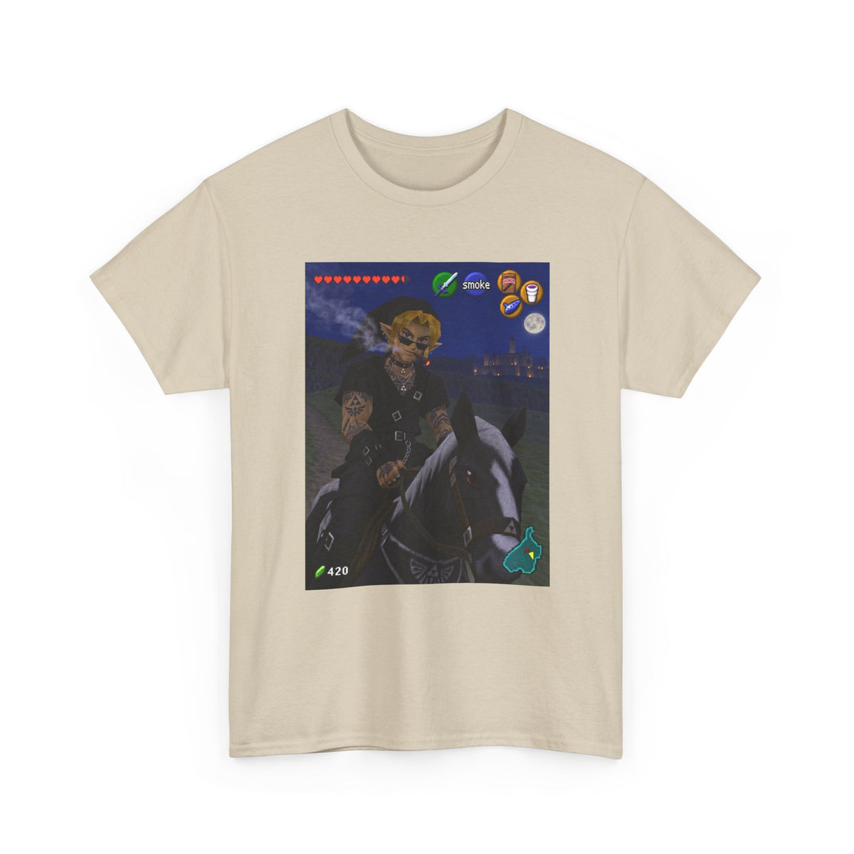 Goth Link Smoking On Epona