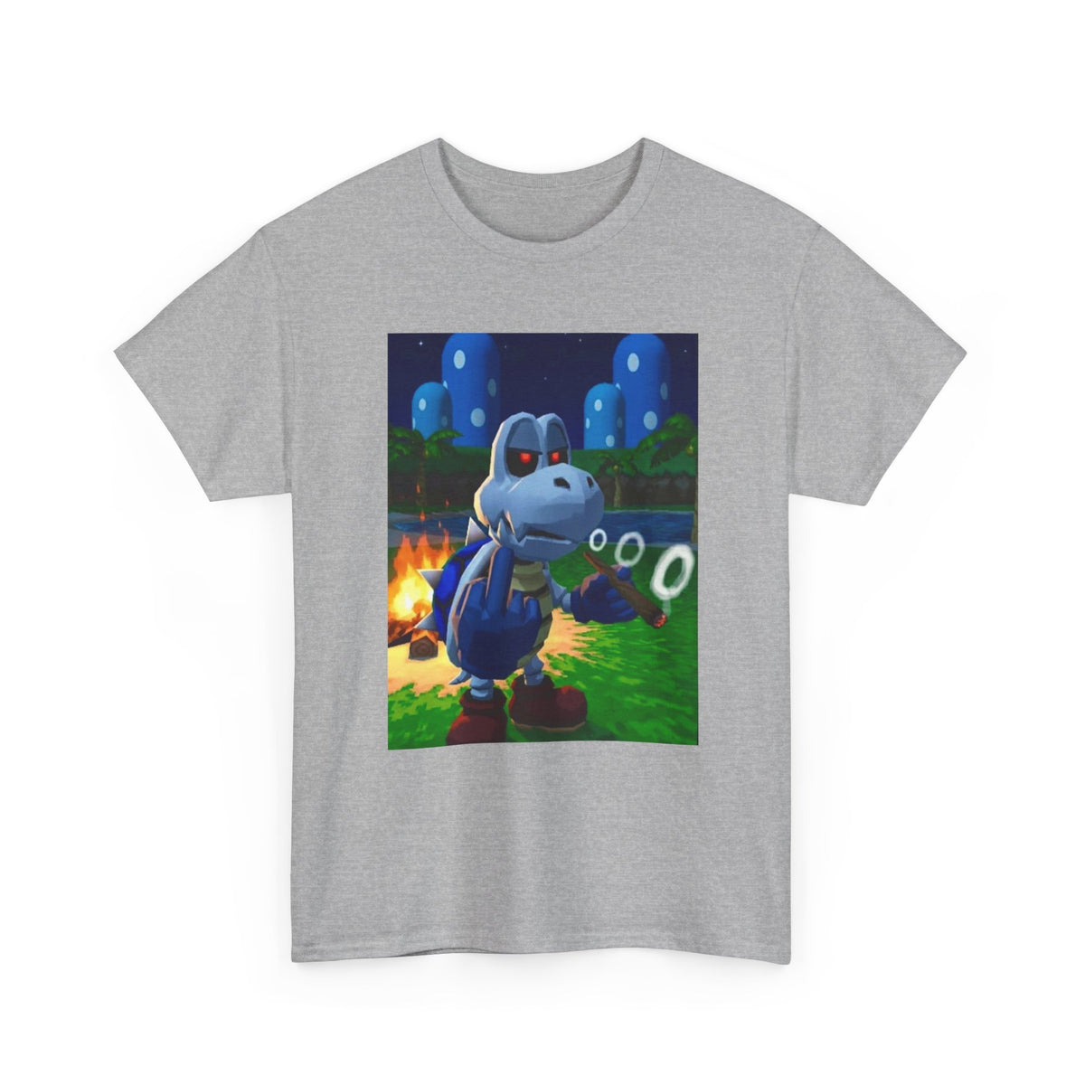 Dry Bones Smoking Blunt Flipping Off Tee