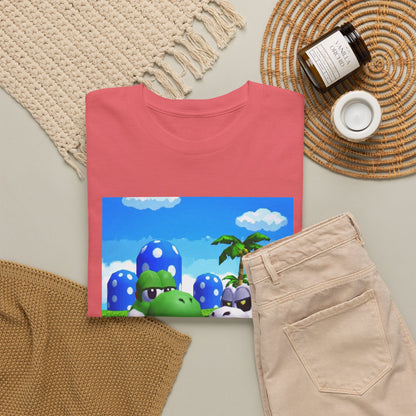 Yoshi And Dry Bones Flipping Off Tee