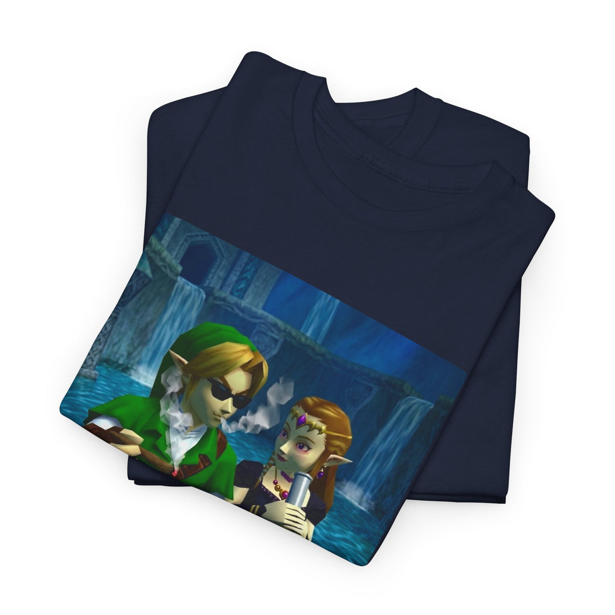 Link And Zelda Chillin' By The Water
