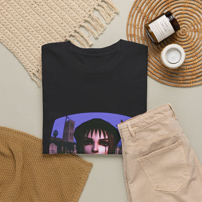Goth Girl Smoking In Cemetery