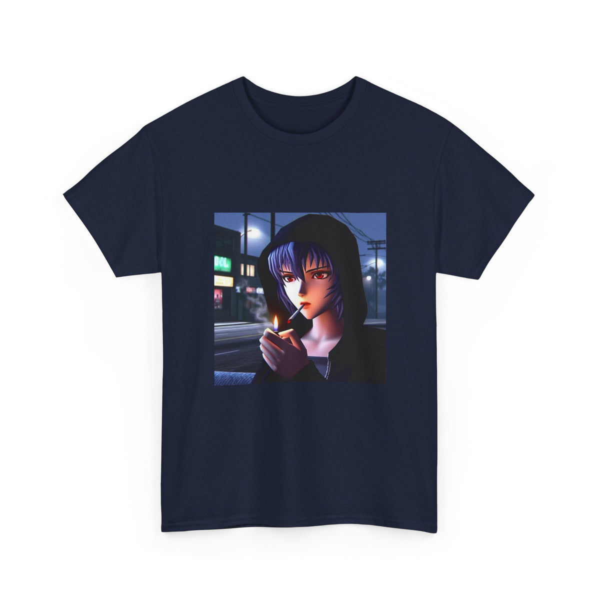 Rei Ayanami cruising GTA San Andreas Tee (Design 2)