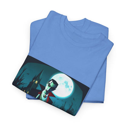 Vampire Giving The Finger In Cemetery Tee