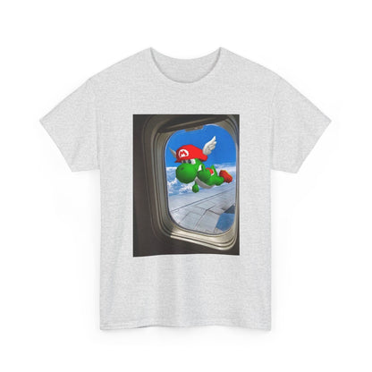 Yoshi Giving The Finger Airplane View Tee