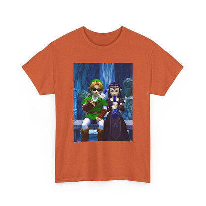 Hero and Princess Taking A Hit Tee