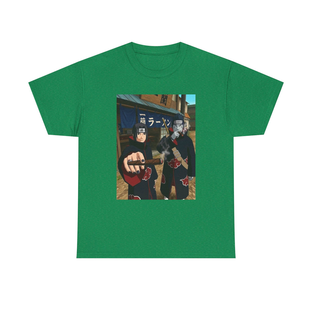 Itachi And Kisame Smoking Akatsuki Tee