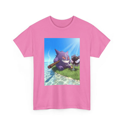 Gengar and Gastly Getting High Beachside