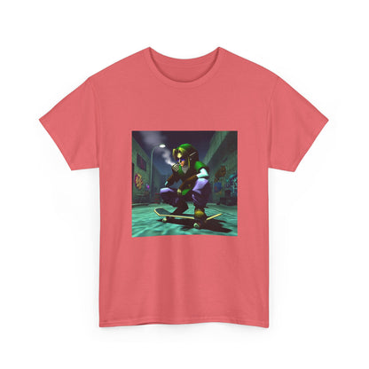Skater Link Smoking In Dark Alley Tee