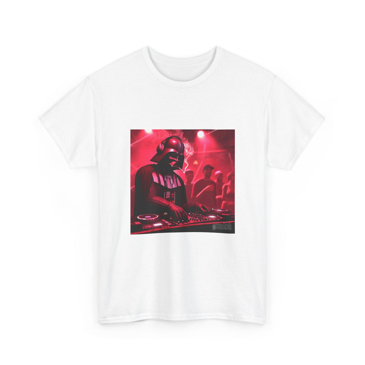 Darth Vader DJ Mixing And Smoking Tee