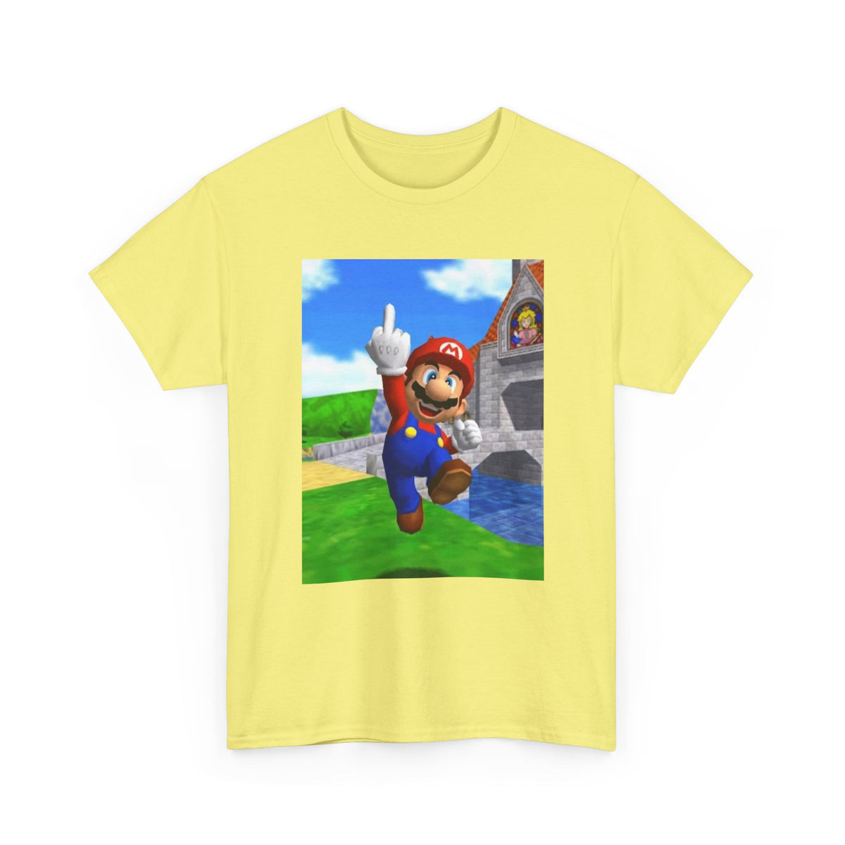 Mario Giving The Middle Finger Tee