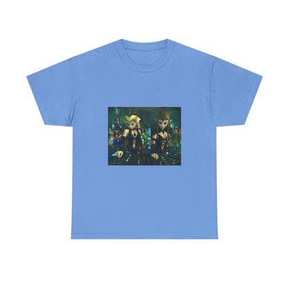 Princess Peach and Zelda DJing with Friends Tee