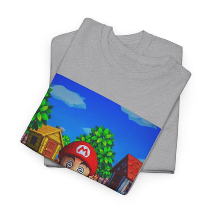Mushroom-Tripping Mario Flips The Bird Tee