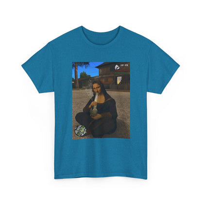 Mona Lisa Hitting The Bong Tee