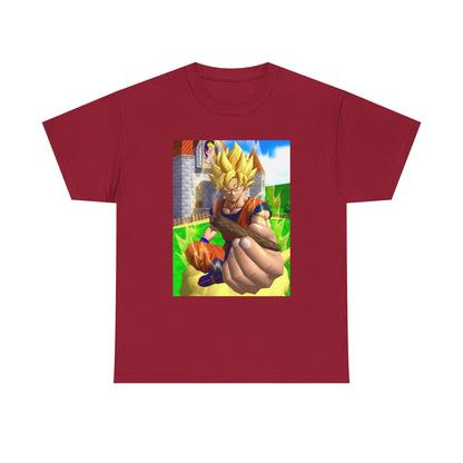 Super Saiyan Goku Holding A Blunt Tee